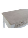 Console romantique en bois blanc