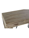 Console contemporaine en bois d'épicéa et métal