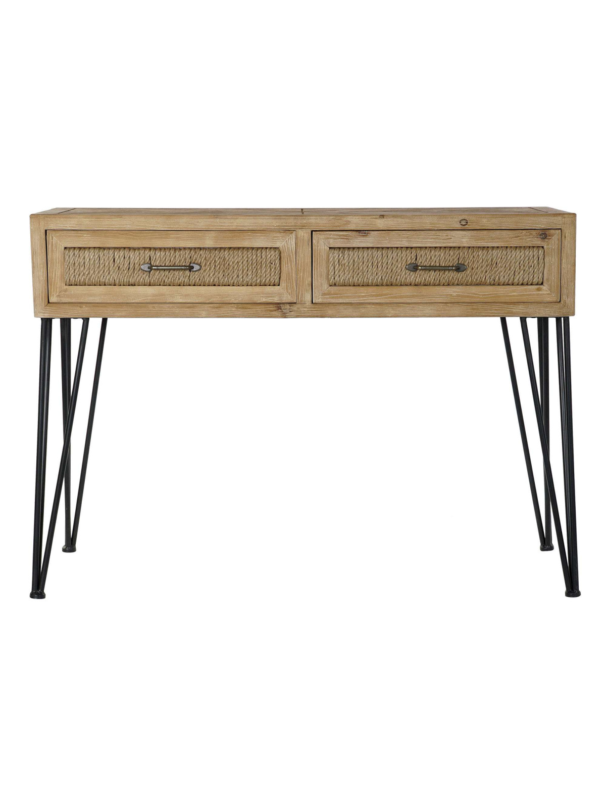 Console Corde couleur bois naturel