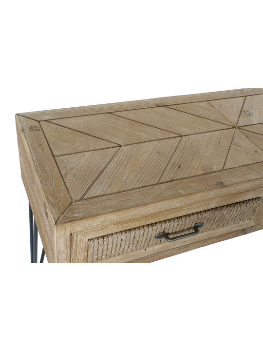 Console Corde couleur bois naturel