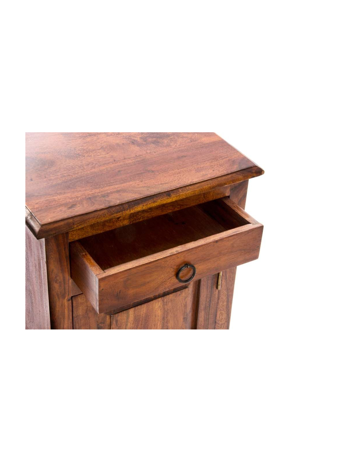 Table de chevet Cuenca en bois d'acacia