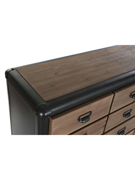 Commode Bilbao brune 15 tiroirs