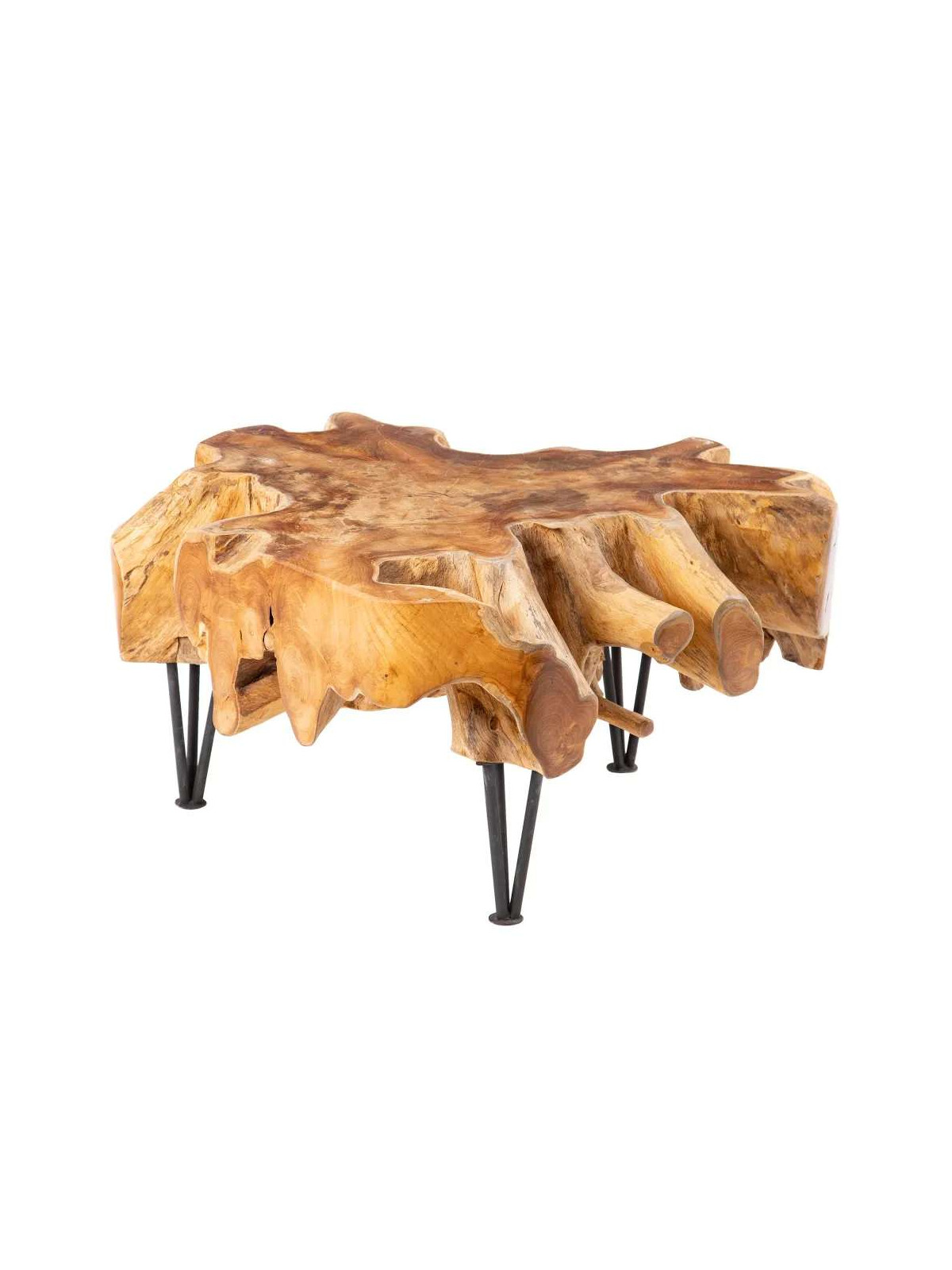 Table basse Tronc de teck