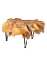 Table basse Tronc de teck