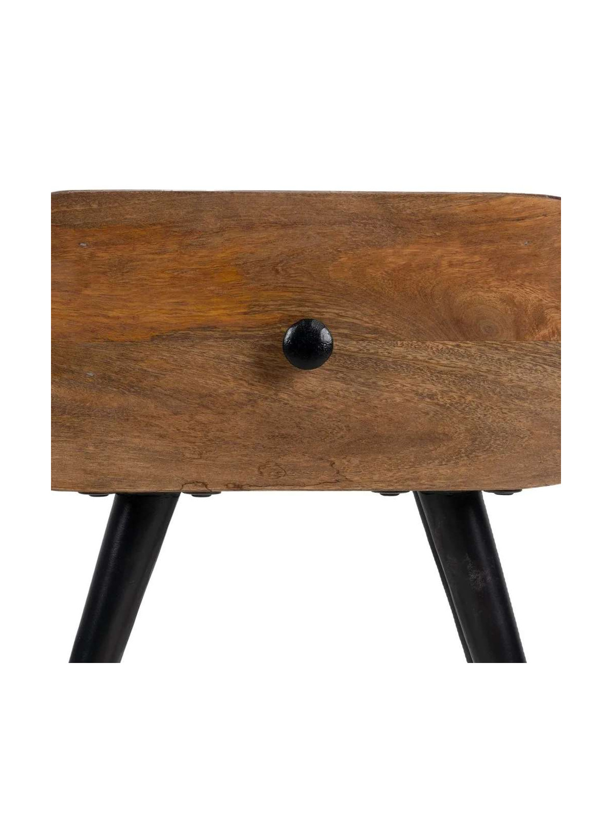 Table de chevet Elio en bois de manguier