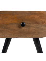 Table de chevet Elio en bois de manguier