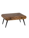 Table basse Elio en bois de manguier