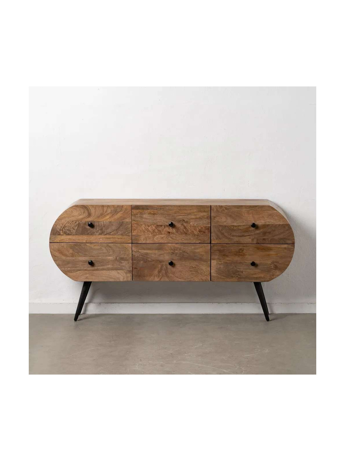 Commode Elio en bois de manguier