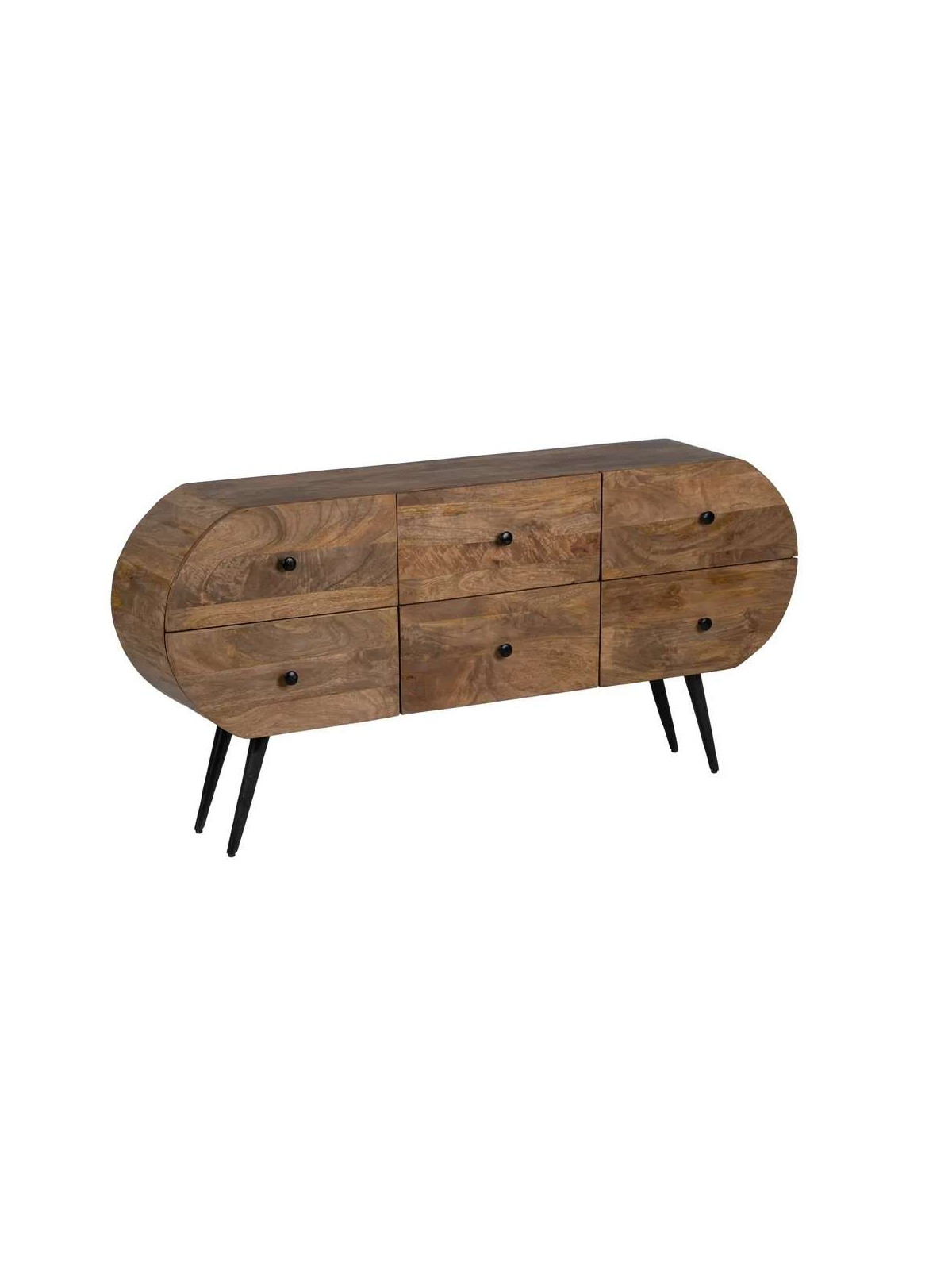 Commode Elio en bois de manguier