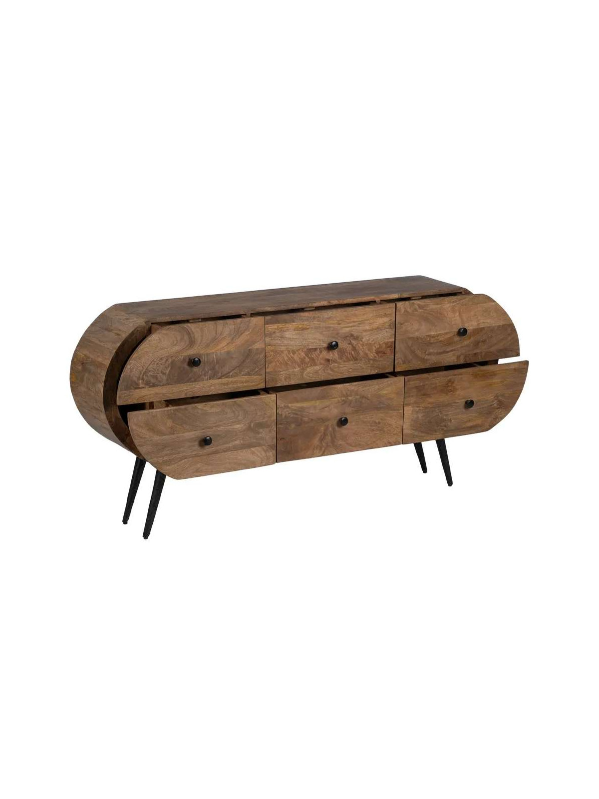 Commode Elio en bois de manguier