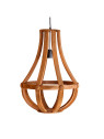 Lustre en bois naturel