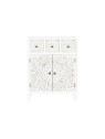 Buffet arabesque en bois blanc