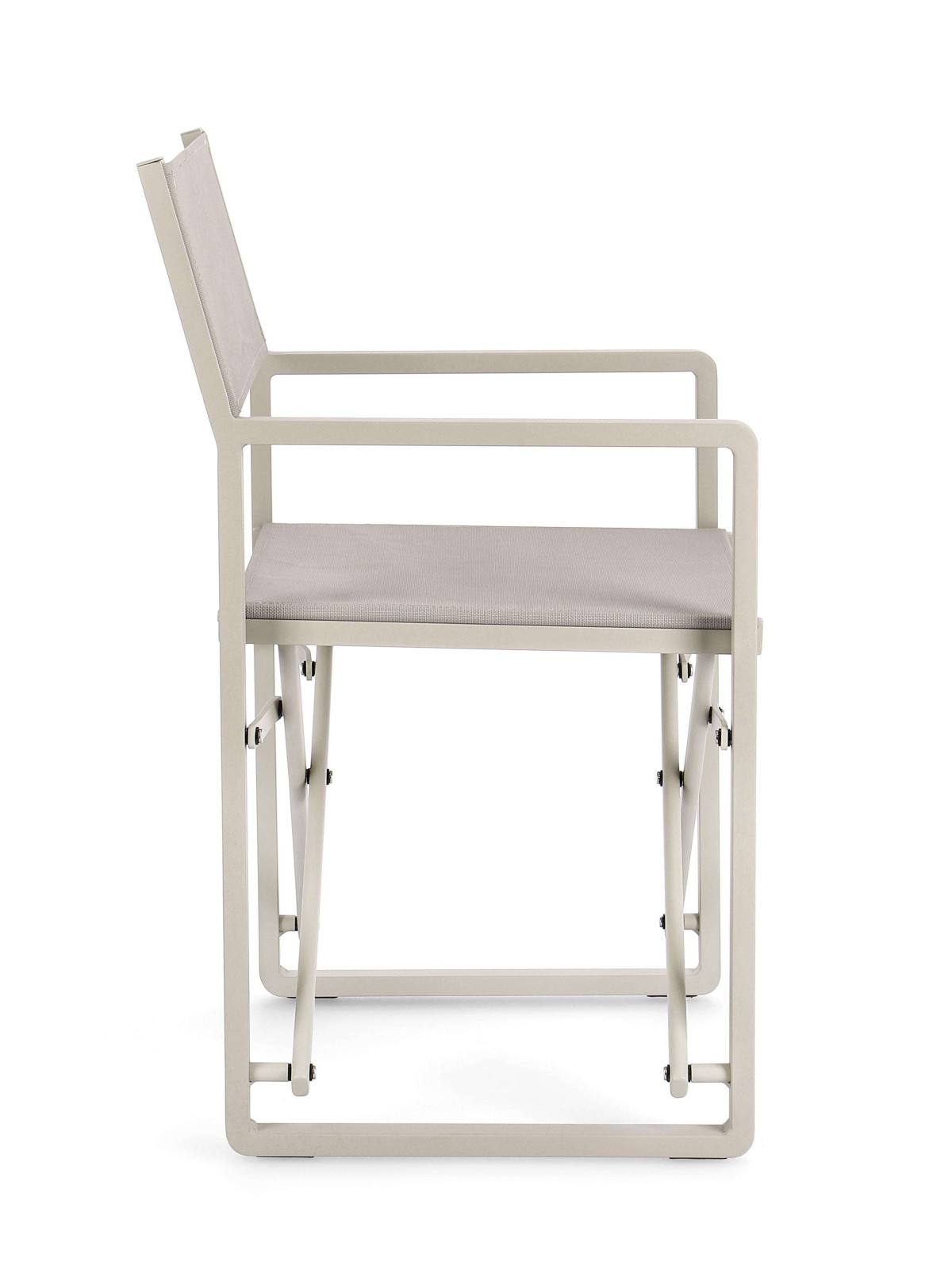 Ensemble de 2 chaises metteur en scène Konnor crème