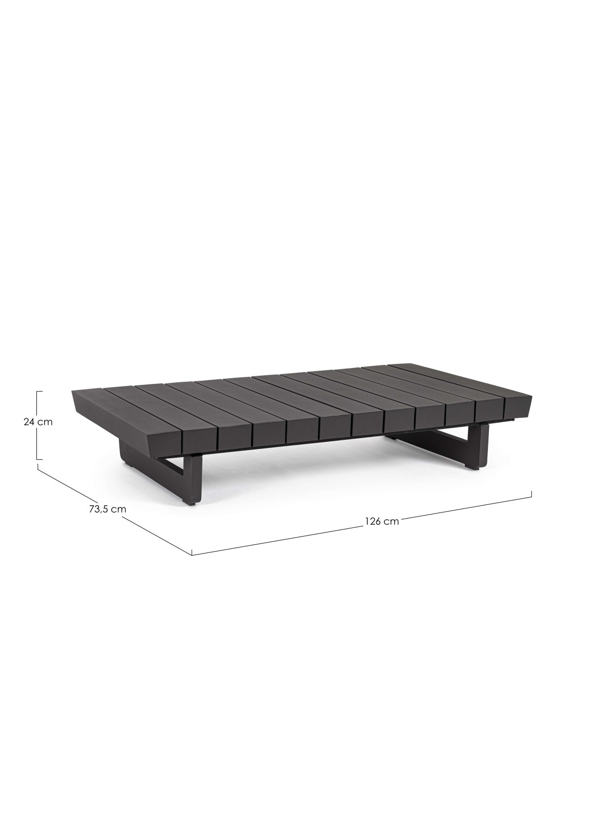 Table basse infinity gris