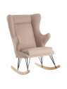 Fauteuil à bascule eugenia beige