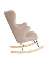 Fauteuil à bascule eugenia beige