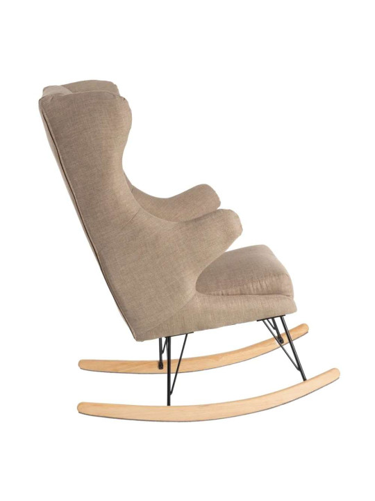 Fauteuil à bascule eugenia taupe