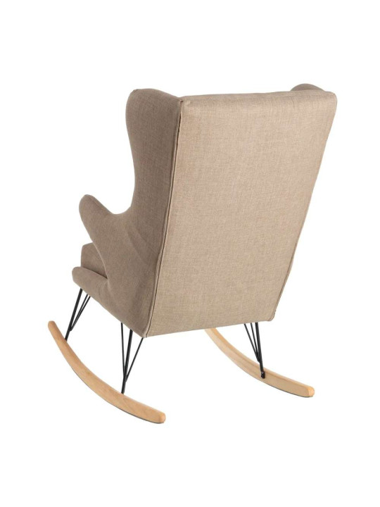 Fauteuil à bascule eugenia taupe