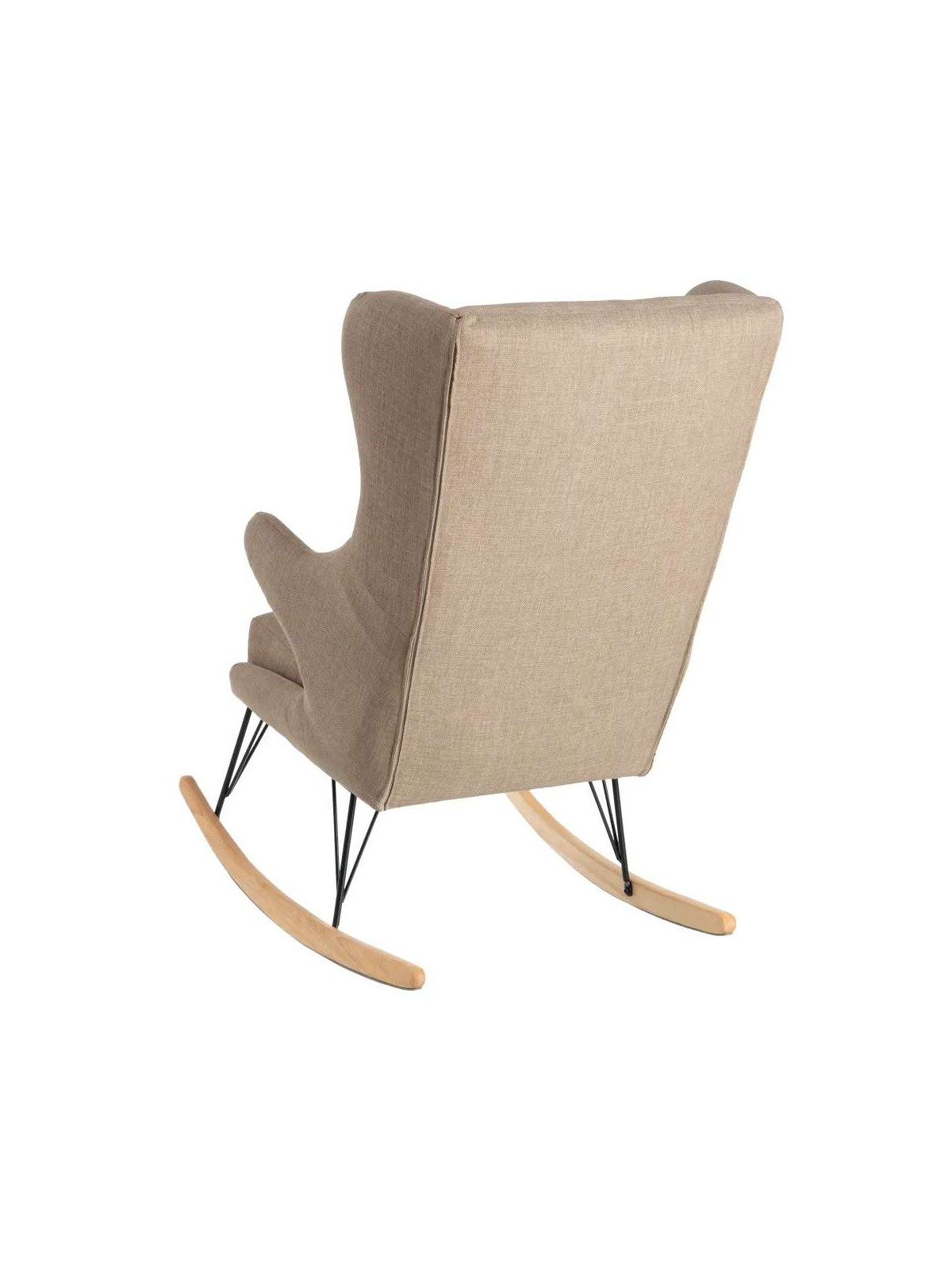 Fauteuil à bascule eugenia taupe