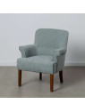 Fauteuil Luis bleu pastel