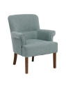 Fauteuil Luis bleu pastel