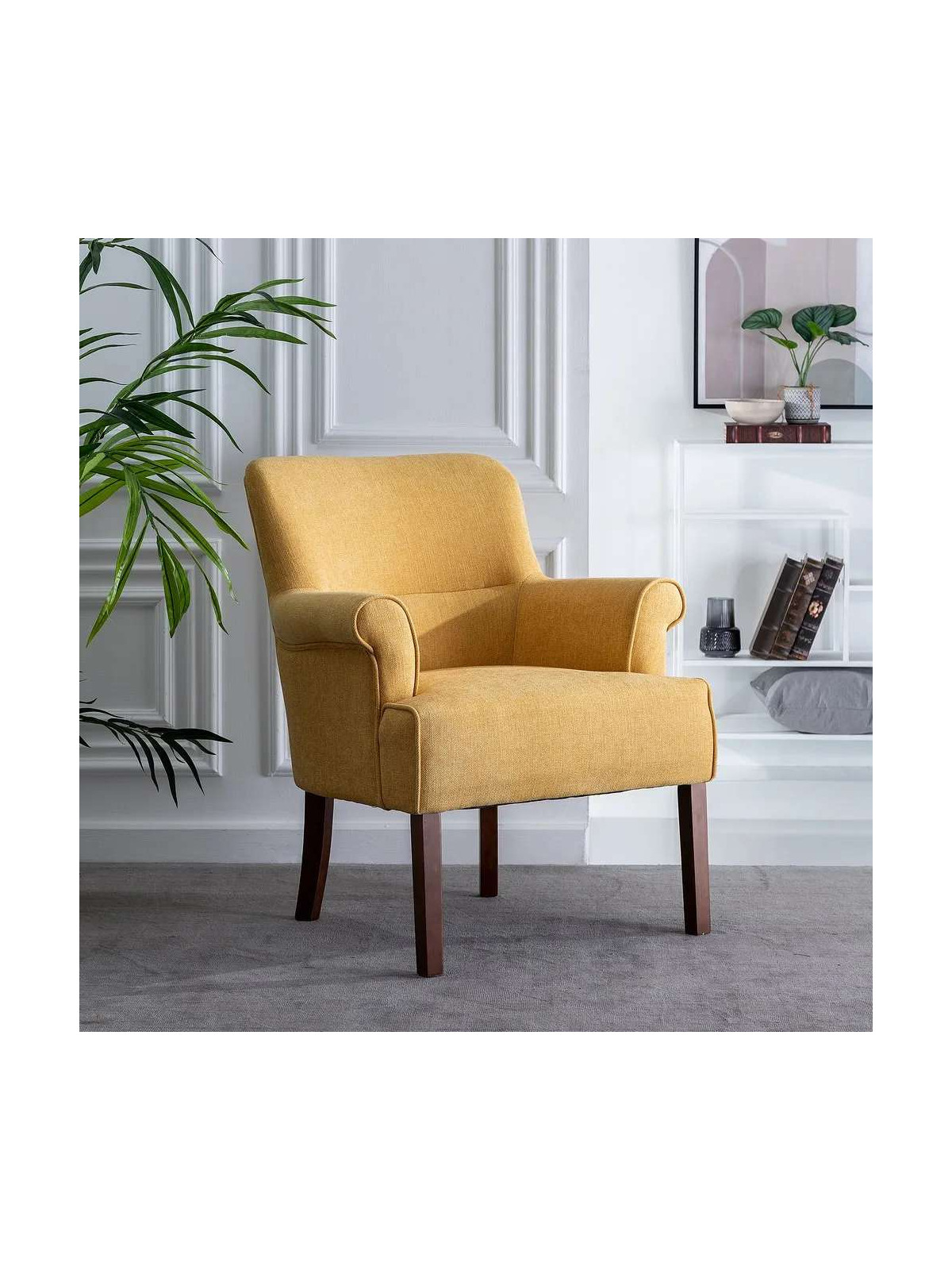 Fauteuil Luis jaune