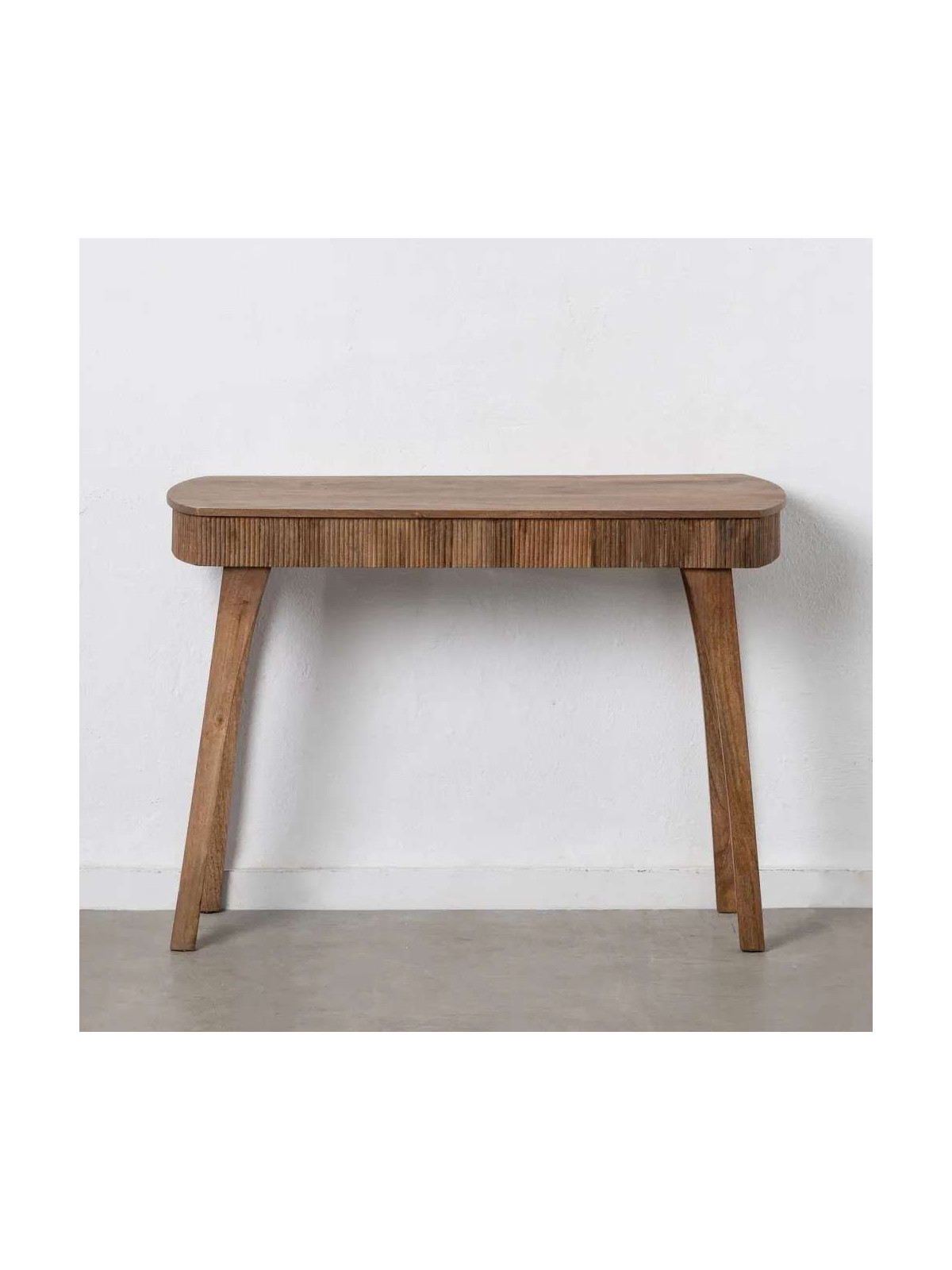 Console naturel en bois de manguier