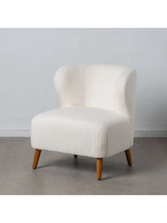 Fauteuil à bascule Garcea blanc