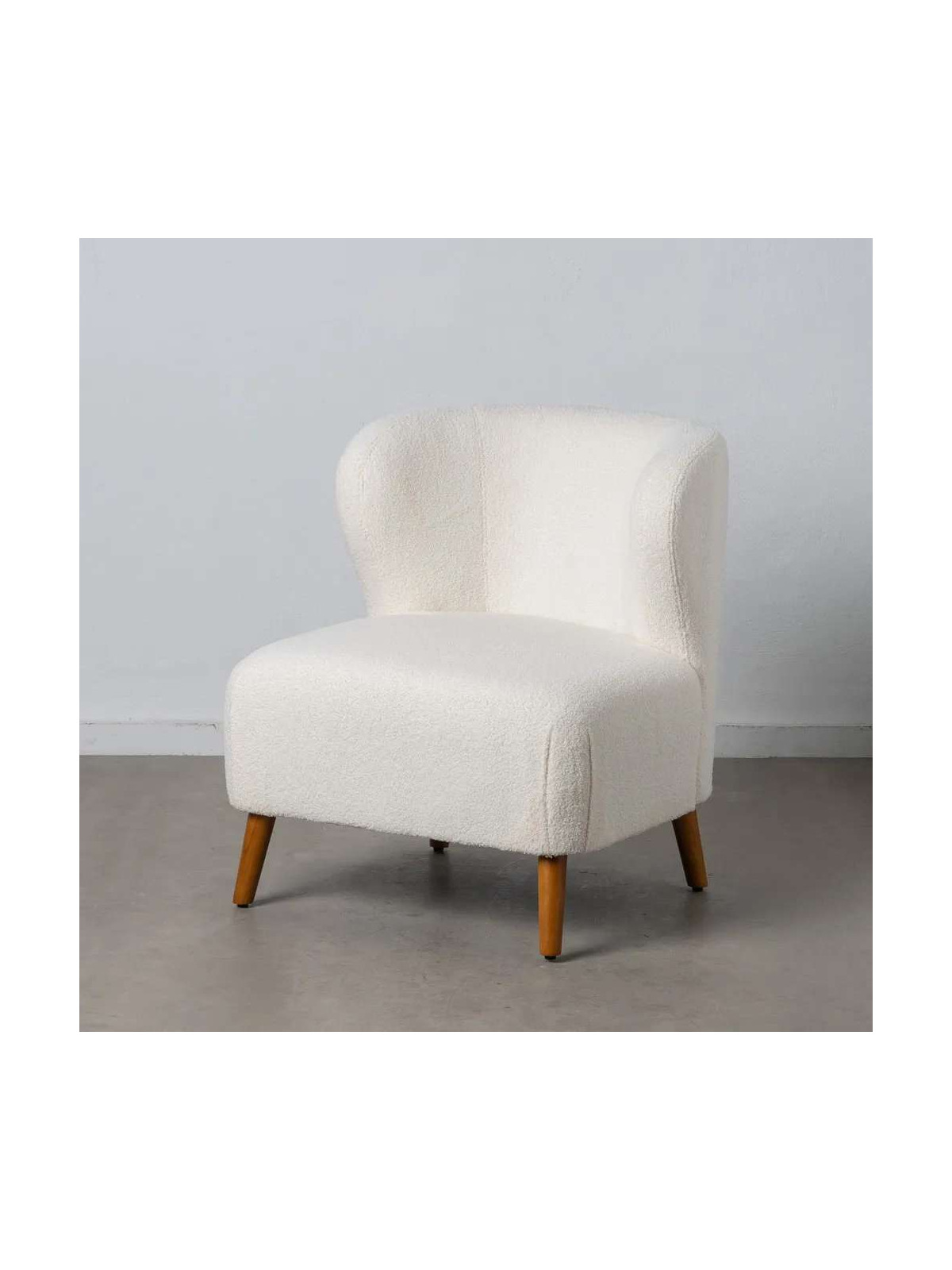 Fauteuil à bascule Garcea blanc