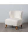 Fauteuil à bascule Garcea blanc