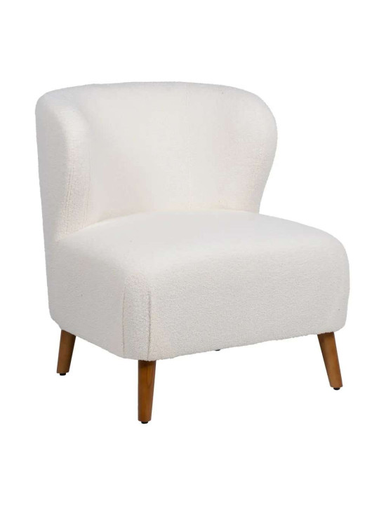 Fauteuil à bascule Garcea blanc