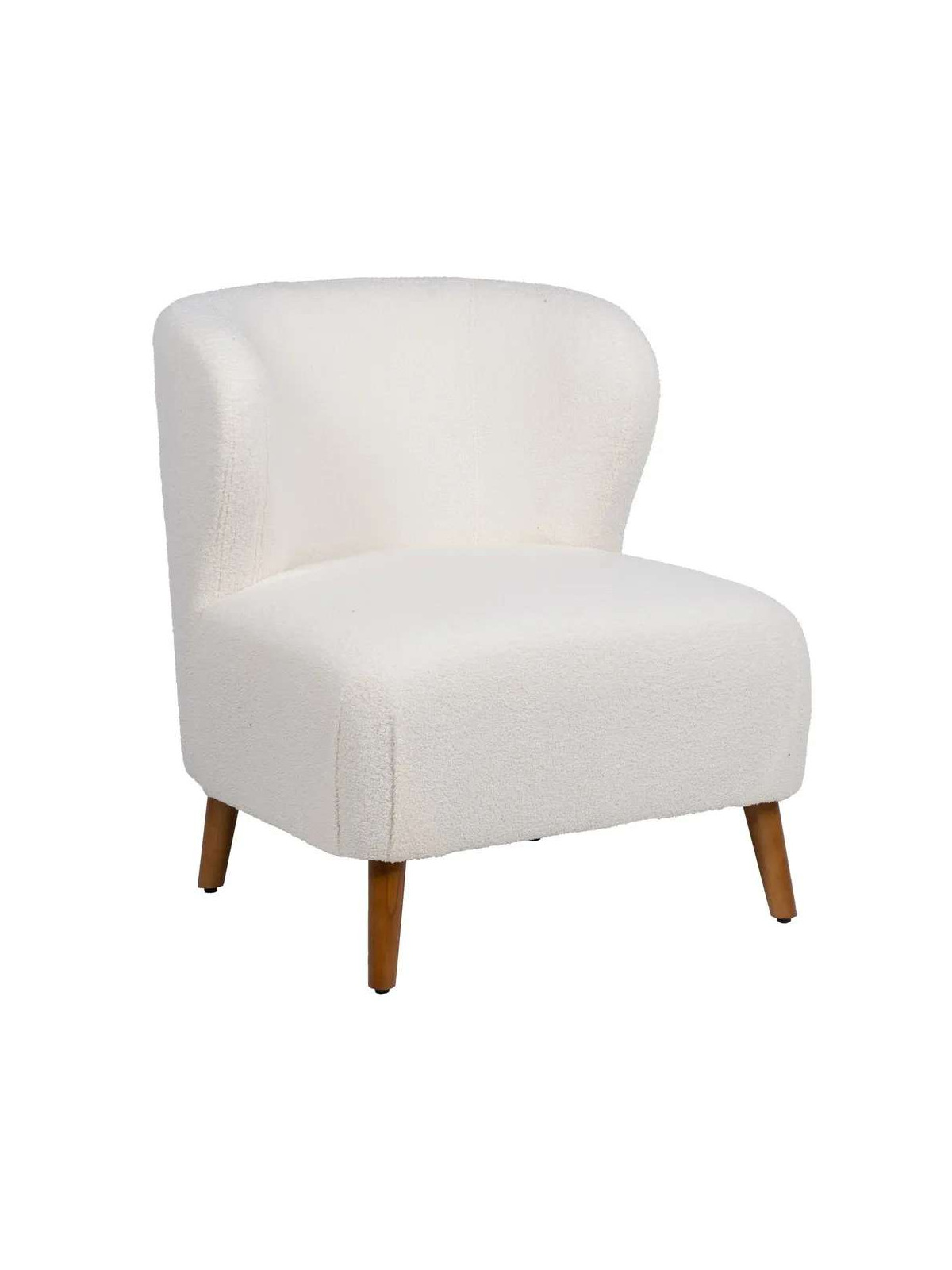 Fauteuil à bascule Garcea blanc