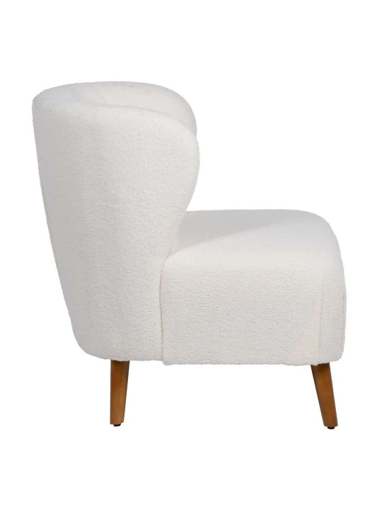 Fauteuil à bascule Garcea blanc