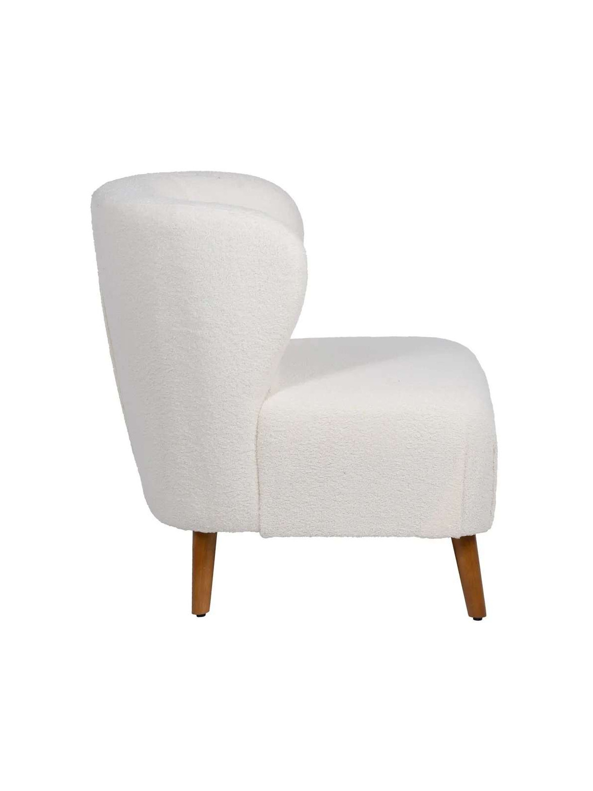 Fauteuil à bascule Garcea blanc