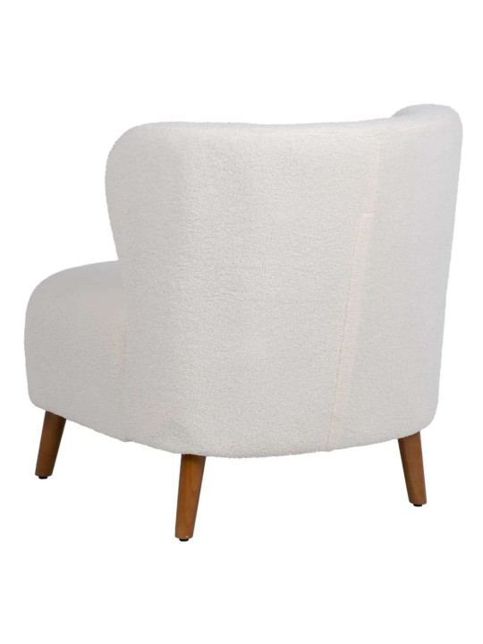 Fauteuil à bascule Garcea blanc