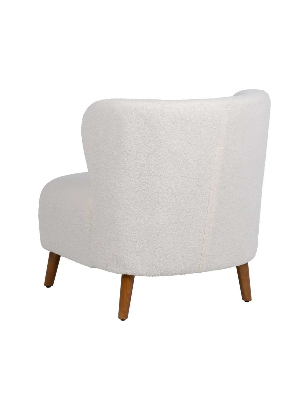 Fauteuil à bascule Garcea blanc