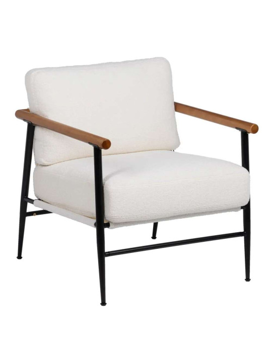 Fauteuil Garcea blanc et noir