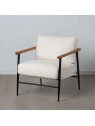 Fauteuil Garcea blanc et noir