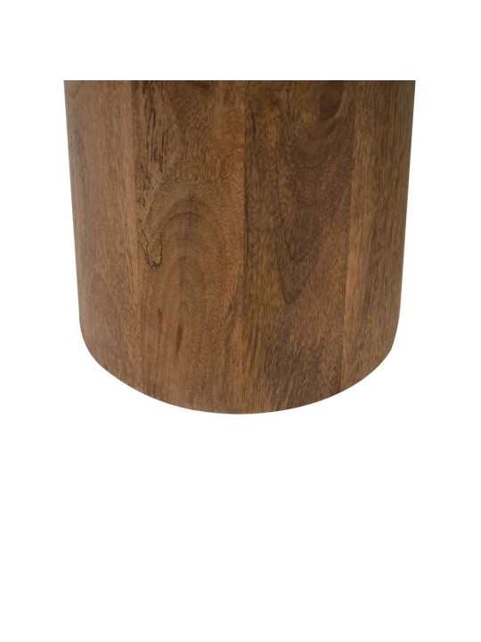 Table basse en marbre et bois de manguier