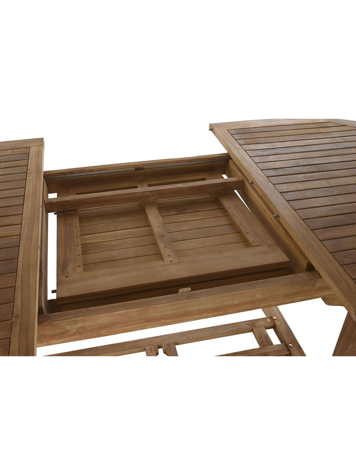 Ensemble table de jardin ovale et 10 chaises en teck Alava