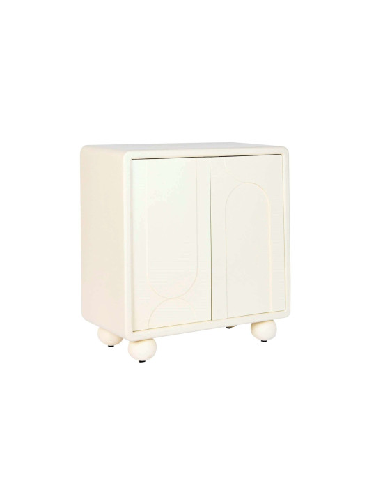 Commode blanche demi cylindre