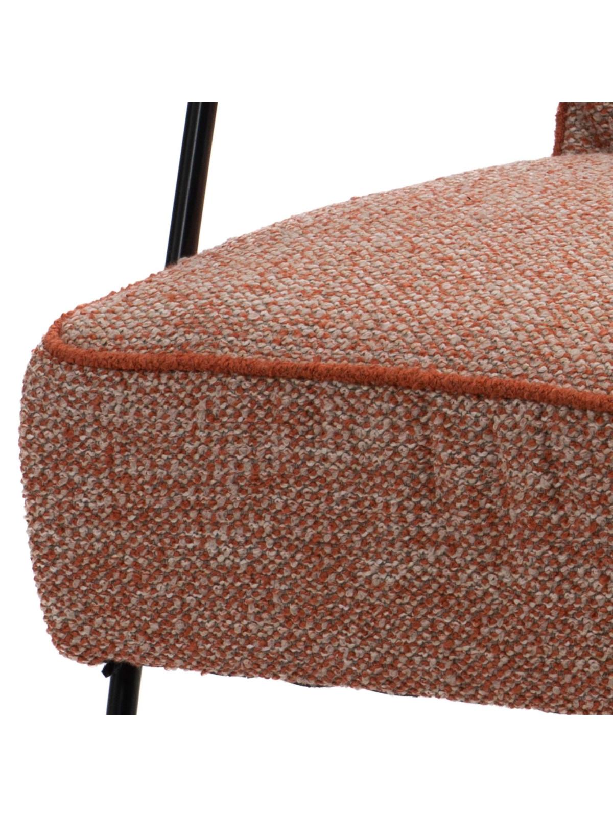 Fauteuil Huggy Chiné orange