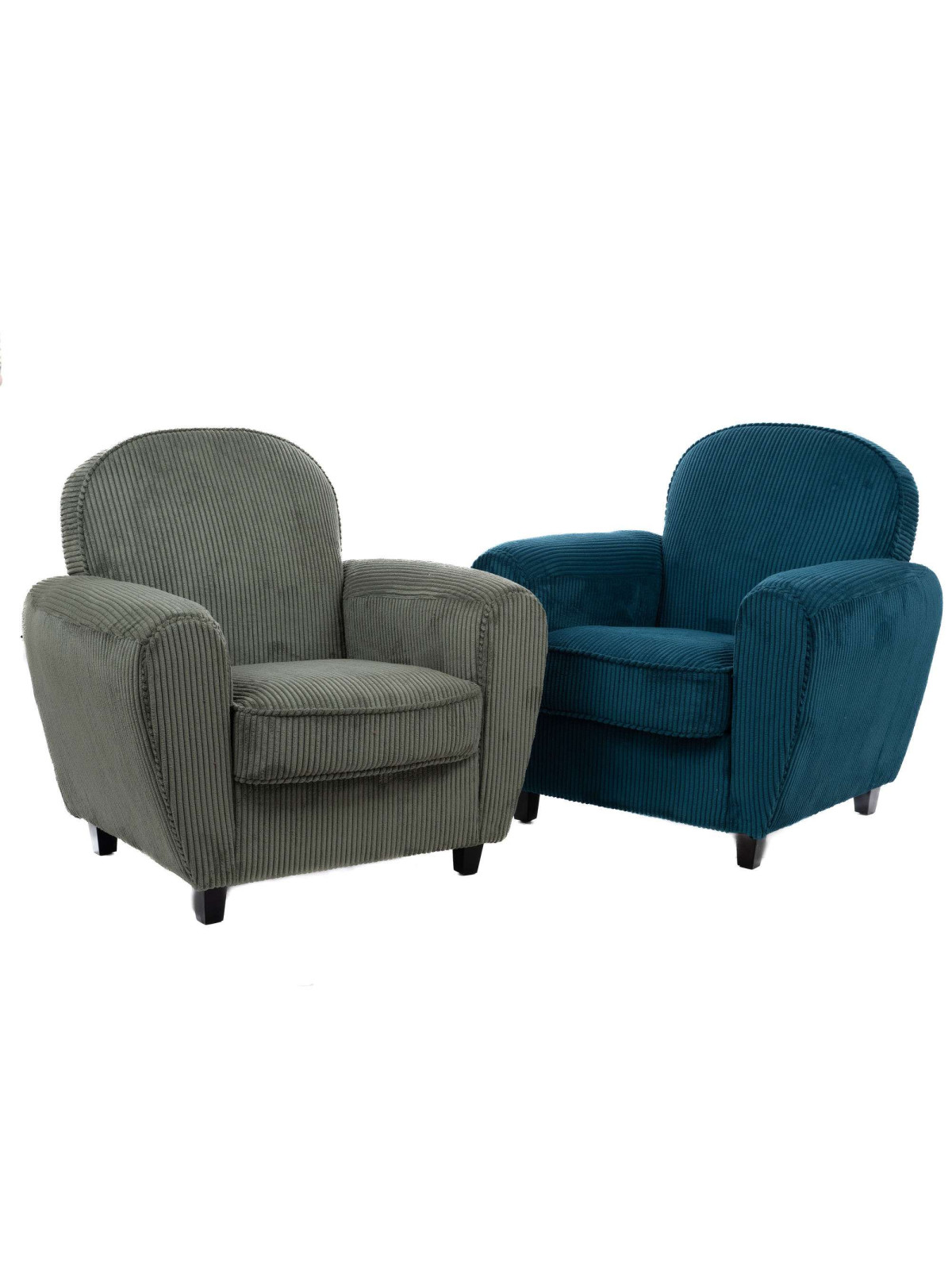 Fauteuil Club Jack gris