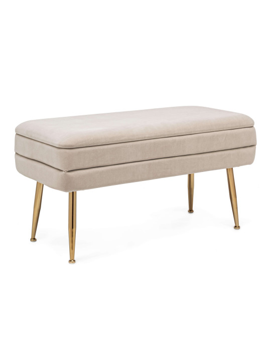 banquette coffre Pavlina beige