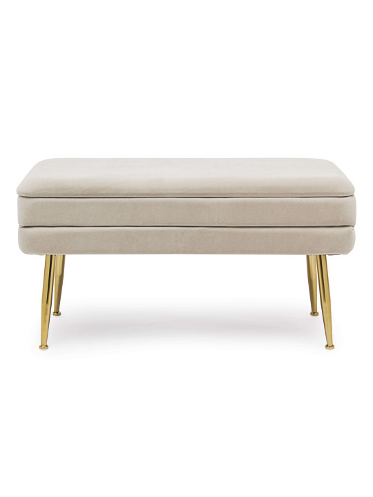 banquette coffre Pavlina beige