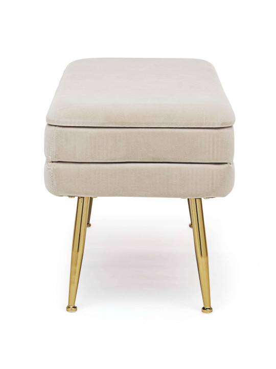 banquette coffre Pavlina beige