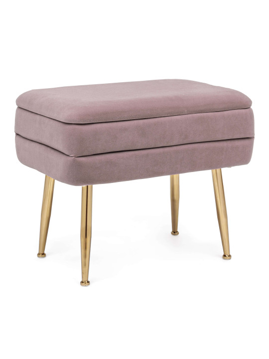 banquette coffre 2 places Pavlina mauve