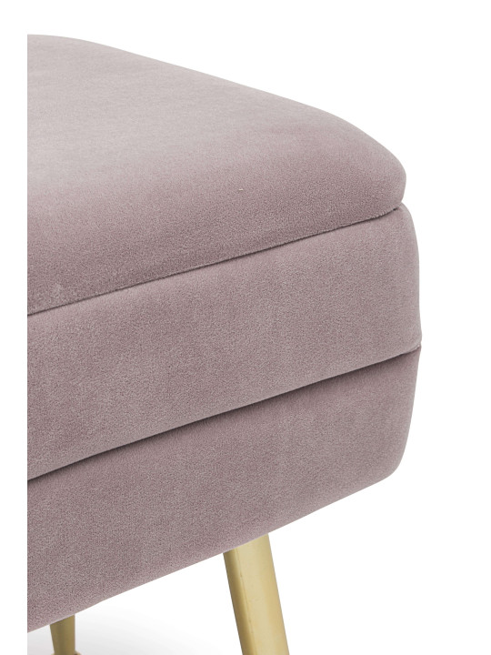 banquette coffre 2 places Pavlina mauve