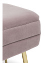 banquette coffre 2 places Pavlina mauve