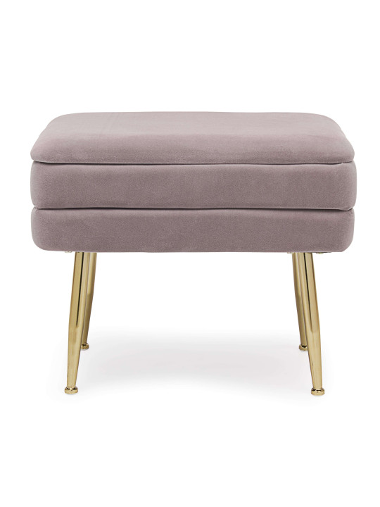 banquette coffre 2 places Pavlina mauve